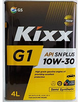 Моторное масло KIXX G1 SN PLUS 10W30 4L