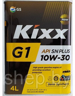 Моторное масло KIXX G1 SN PLUS 10W30 4L - фото 1 - id-p199669632