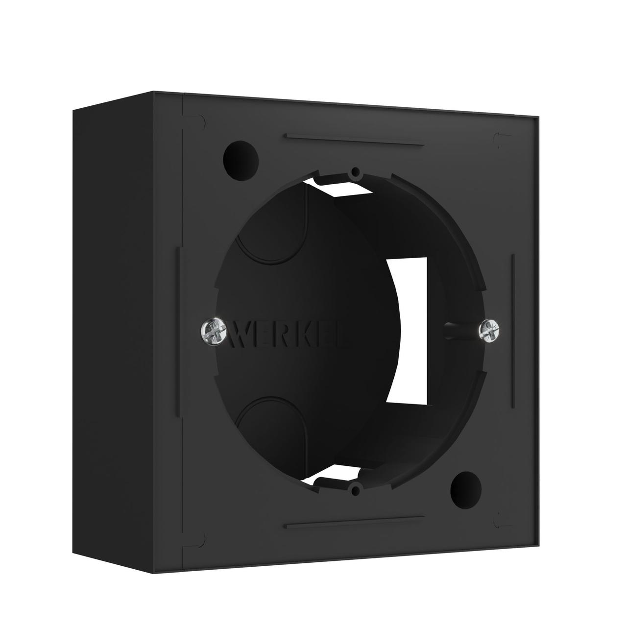 Коробка для накладного монтажа (черный) - фото 1 - id-p199665299