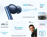 Беспроводные наушники Realme Buds Air 3 RMA2105 - фото 3 - id-p199671488