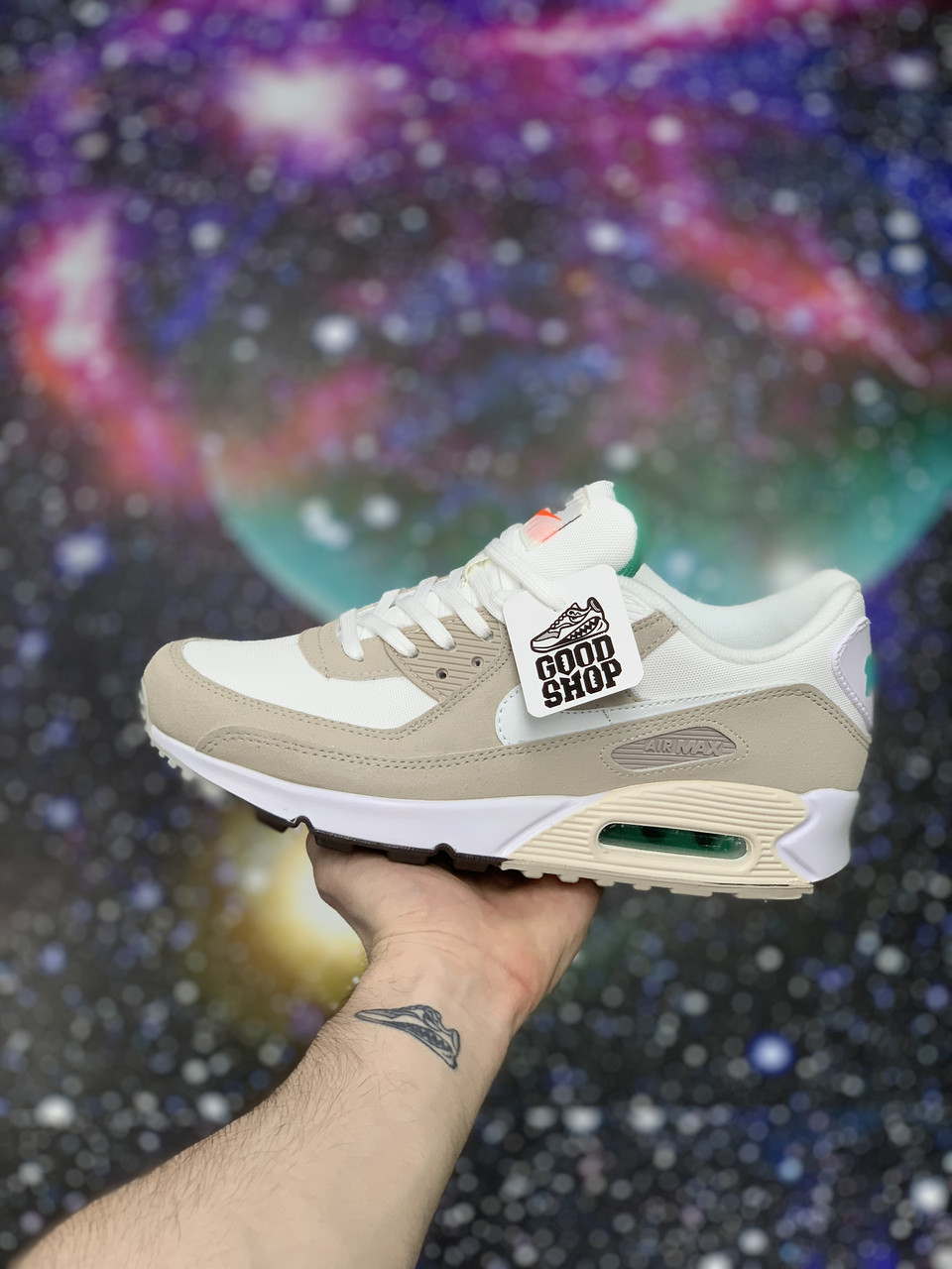 Кроссовки Nike Air Max 90 SE First Use White Beige