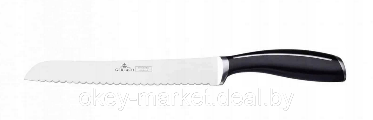 Набор ножей 5 шт. с деревянным блоком Gerlach Loft - фото 10 - id-p59448522