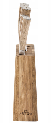 Набор ножей 5 шт. с деревянным блоком Gerlach Natur, фото 3