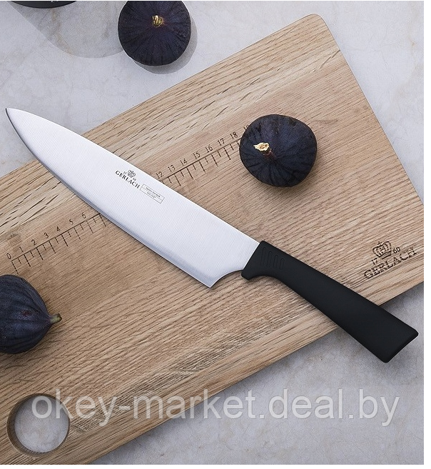 Набор ножей 5 шт. с блоком Gerlach Smart Black - фото 9 - id-p59279447