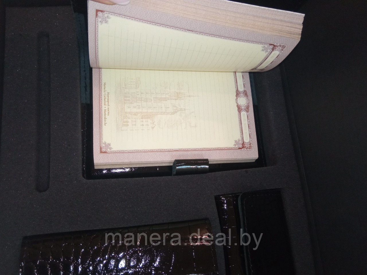 Подарочный набор ежедневник, ключница, обложка на паспорт - фото 3 - id-p199674200