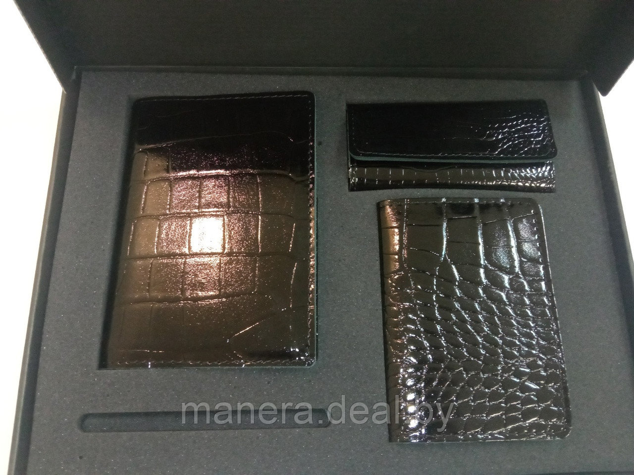Подарочный набор ежедневник, ключница, обложка на паспорт - фото 1 - id-p199674200