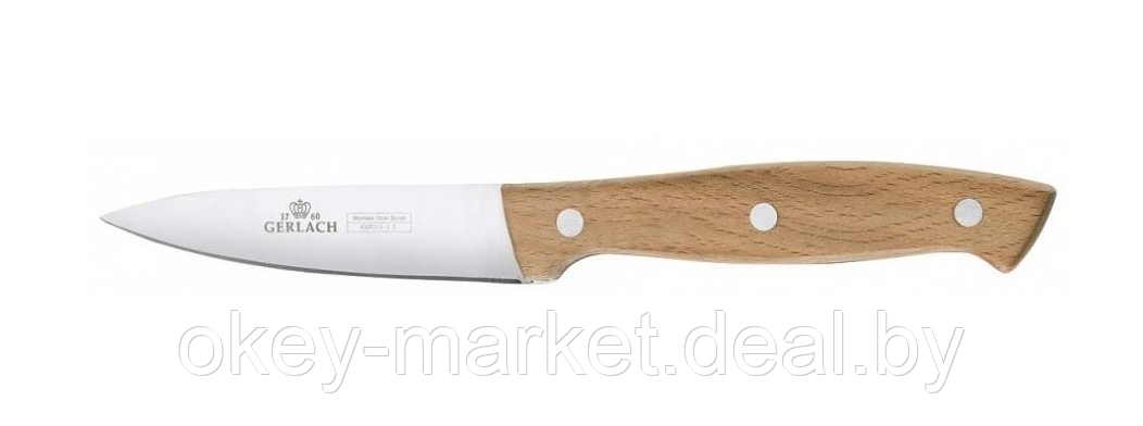 Набор ножей 5 шт. с деревянным блоком Gerlach Country NK959A - фото 3 - id-p59448748