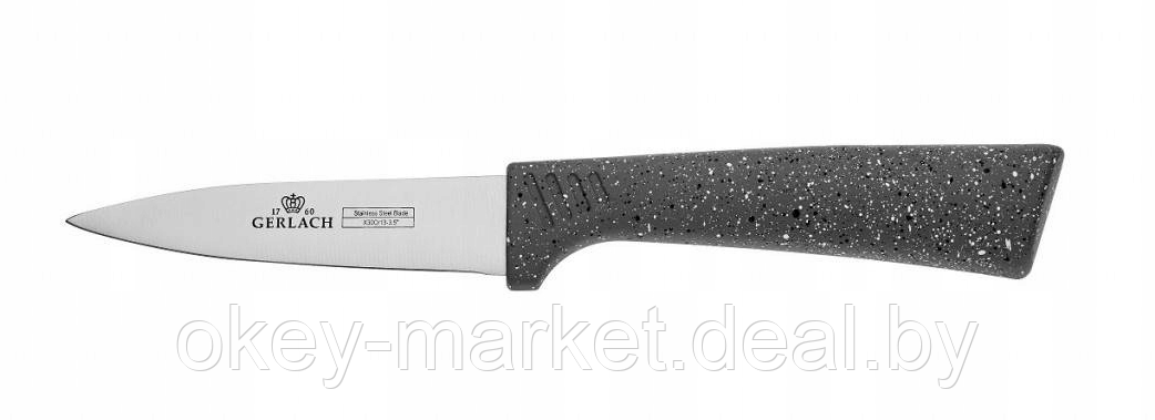 Набор ножей 5 шт. с блоком Gerlach Smart Granit NK994 - фото 4 - id-p199674248