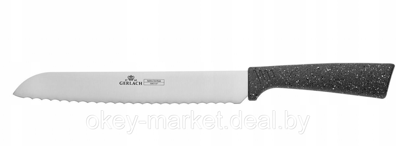 Набор ножей 5 шт. с блоком Gerlach Smart Granit NK994 - фото 7 - id-p199674248