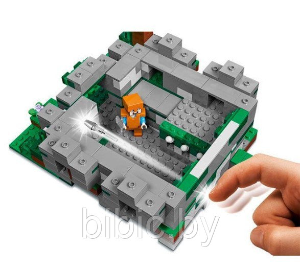 Детский конструктор Minecraft храм в джунглях Домик крепость Майнкрафт серия my world блочный аналог лего lego - фото 4 - id-p199674286