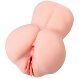 Мастурбатор реалистичный вагина с двойным слоем Kokos Hanna Onahole Edition 002, телесный, 18 см, фото 7
