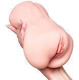 Мастурбатор реалистичный вагина с двойным слоем Kokos Hanna Onahole Edition 002, телесный, 18 см, фото 6