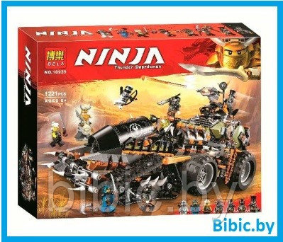 Детский конструктор Ninjago Ниндзяго робот странник 10939 аналог lego лего серия Ninja крепость