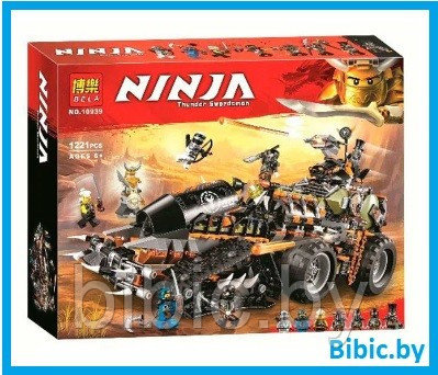 Детский конструктор Ninjago Ниндзяго робот странник 10939 аналог lego лего серия Ninja крепость - фото 1 - id-p199674946