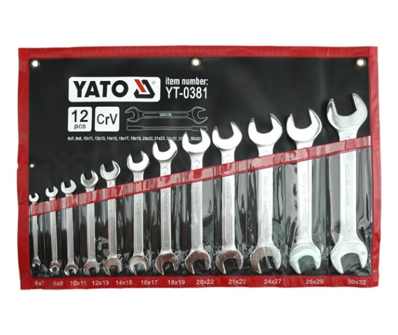 Набор ключей рожковых Yato YT-0381 6-32мм - фото 1 - id-p199675139