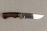 Охотничий нож «Галеон» из нержавеющей стали 95х18 , рукоять литье мельхиор, венге. Подарок лучшему мужчине., фото 2