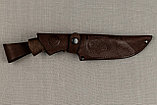 Охотничий нож «Галеон» из нержавеющей стали 95х18 , рукоять литье мельхиор, венге. Подарок лучшему мужчине., фото 5
