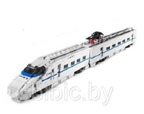Детский конструктор поезд 12002 на радиоуправлении с пультом, паровоз аналог лего lego сити железная дорога - фото 2 - id-p199677375