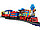 Детский конструктор паровоз мечты 12004 на радиоуправлении с пультом, поезд аналог лего lego железная дорога, фото 3