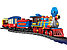 Детский конструктор паровоз мечты 12004 на радиоуправлении с пультом, поезд аналог лего lego железная дорога, фото 3