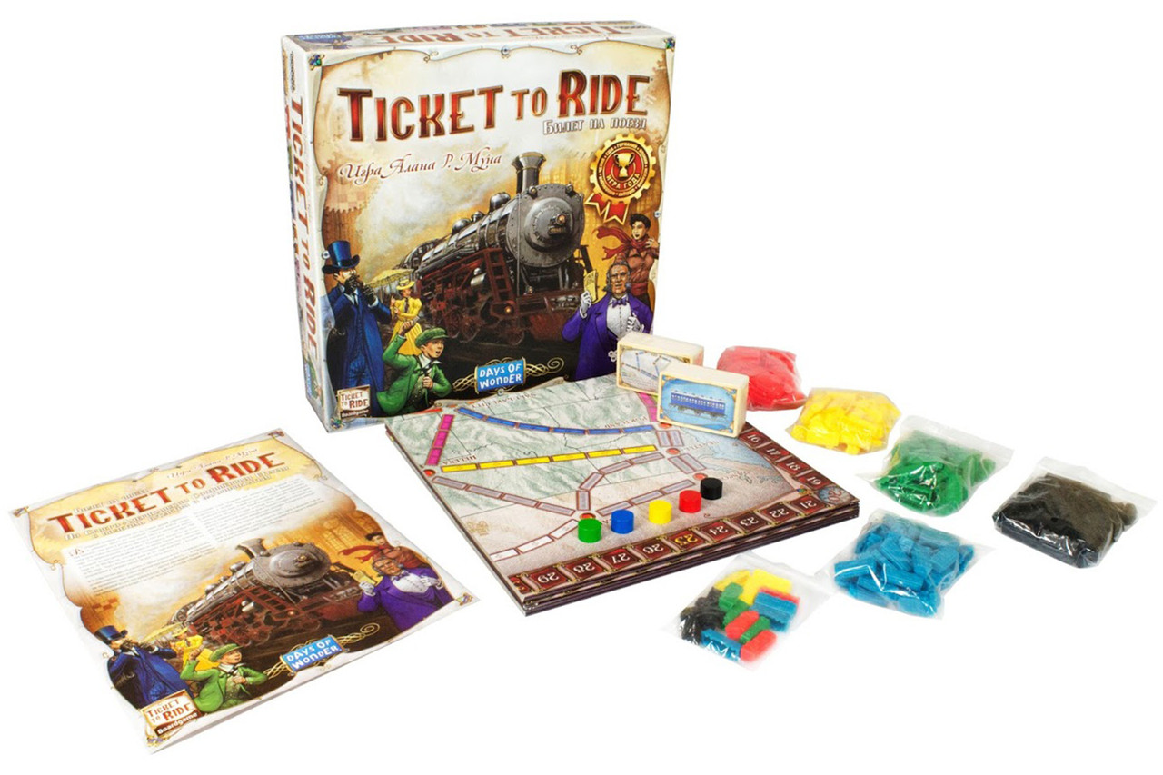 Настольная игра Ticket to Ride (Билет на поезд): Америка. Компания Мир Хобби - фото 2 - id-p199681301