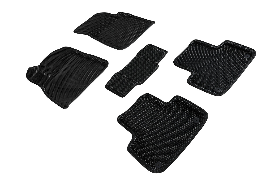 Коврики 3D EVA Seintex для Audi Q7 2015- (цвет Черный) арт.95270 - фото 1 - id-p195443904