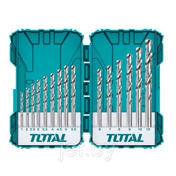 Набор сверл по металлу (15 шт) TOTAL TACSDL51502