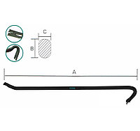 Лом-гвоздодер 600 мм TOTAL THT431242