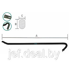 Лом-гвоздодер 600 мм TOTAL THT431242