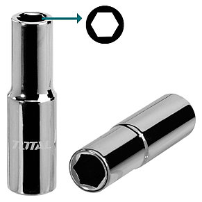 Торцевая головка удлиненная 1/2 " 21 мм TOTAL THTST12213L, фото 2