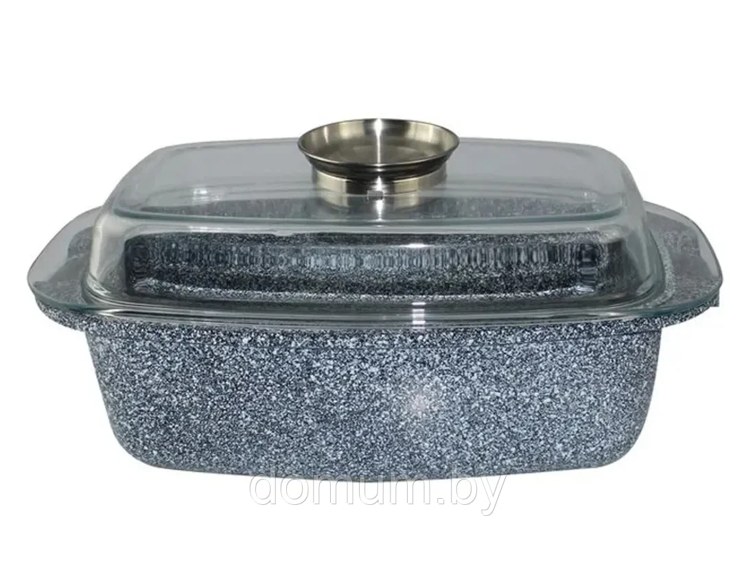 Гусятница из литого алюминия 5,5 л. Ofenbach с мраморным покрытием 100517 - фото 1 - id-p199730821