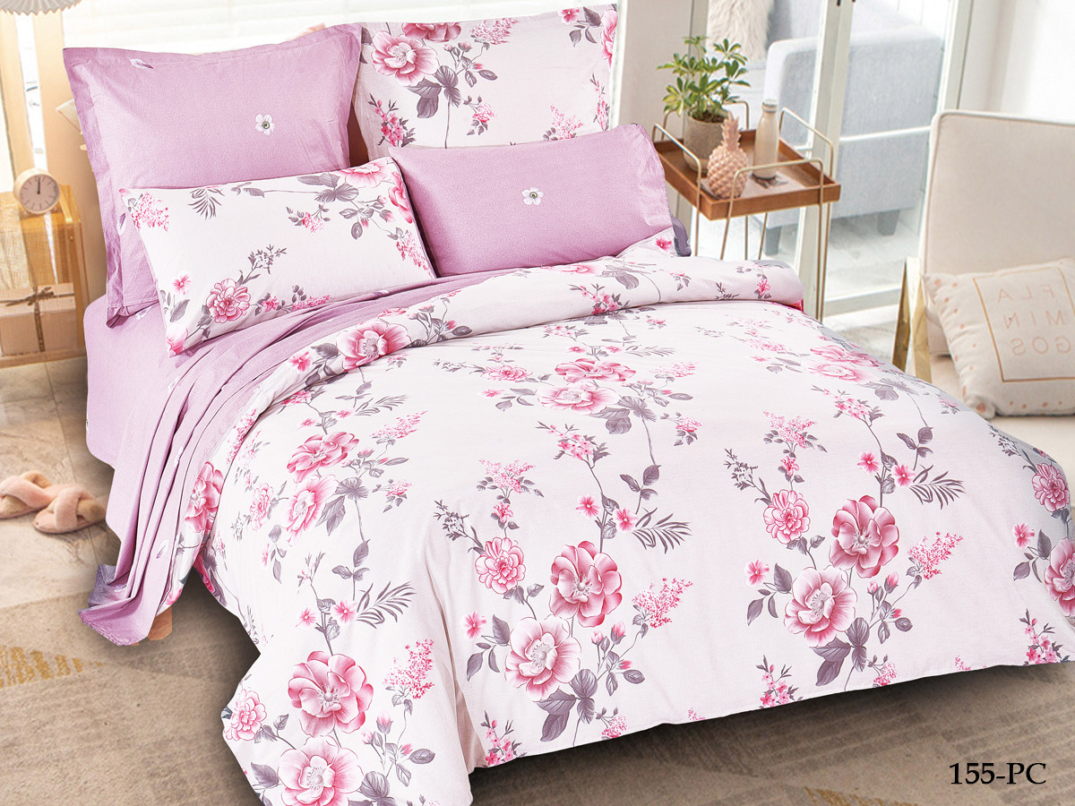 Постельное белье поплин Cleo "Pure cotton" дуэт 41/155-PC
