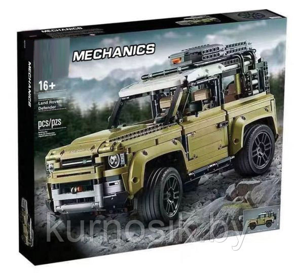 Конструктор T19080 King Внедорожник Land Rover Defender, 2573 детали