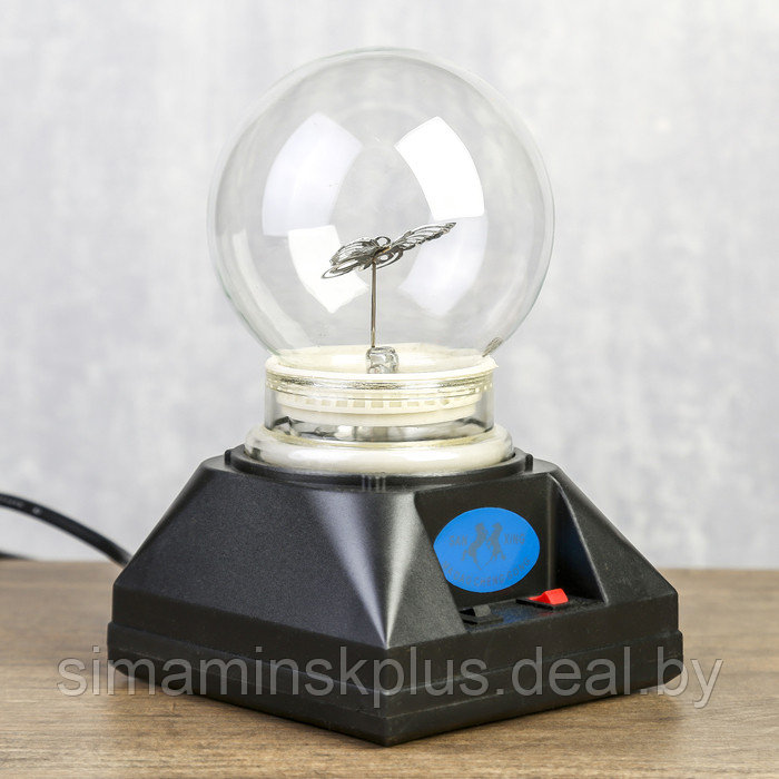 Плазменный шар "Бабочка", 19 см - фото 1 - id-p199790177
