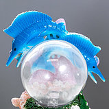 Плазменный шар "Рыбки" 17,5х14х19 см, фото 6