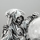 Плазменый шар "Скелет" серый 21х12,5х23 см, фото 7