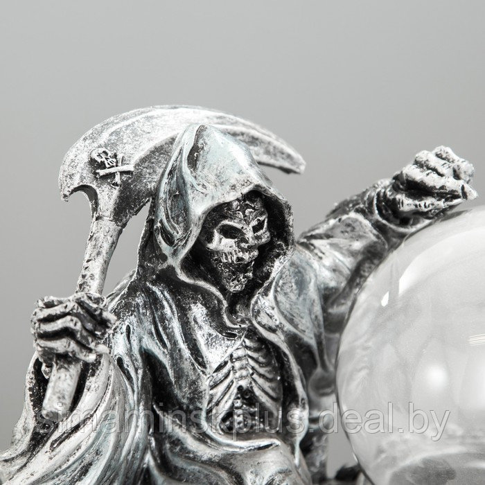 Плазменый шар "Скелет" серый 21х12,5х23 см - фото 7 - id-p199790188