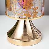 Аромасветильник сенсорный "Букет" G9 35Вт золото 12,3х12,3х23,5 см, фото 7
