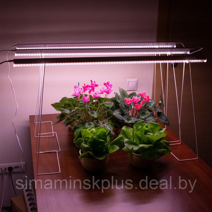 Светильник для растений линейный, 14 Вт, L872мм, розовый спектр - фото 3 - id-p199792043