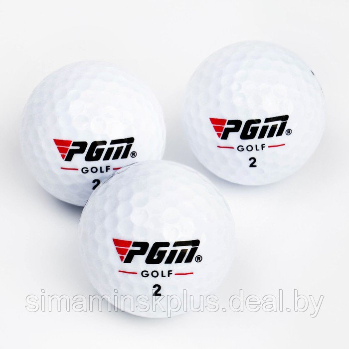 Мячи для гольфа "VS" PGM, трехкомпонентные, d=4.3 см, набор 3 шт - фото 2 - id-p199794298