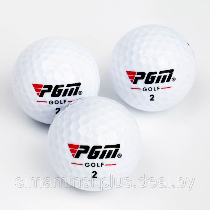 Мячи для гольфа PGM VS, трехкомпонентные, d=4.3 см, набор 12 шт - фото 2 - id-p199794361