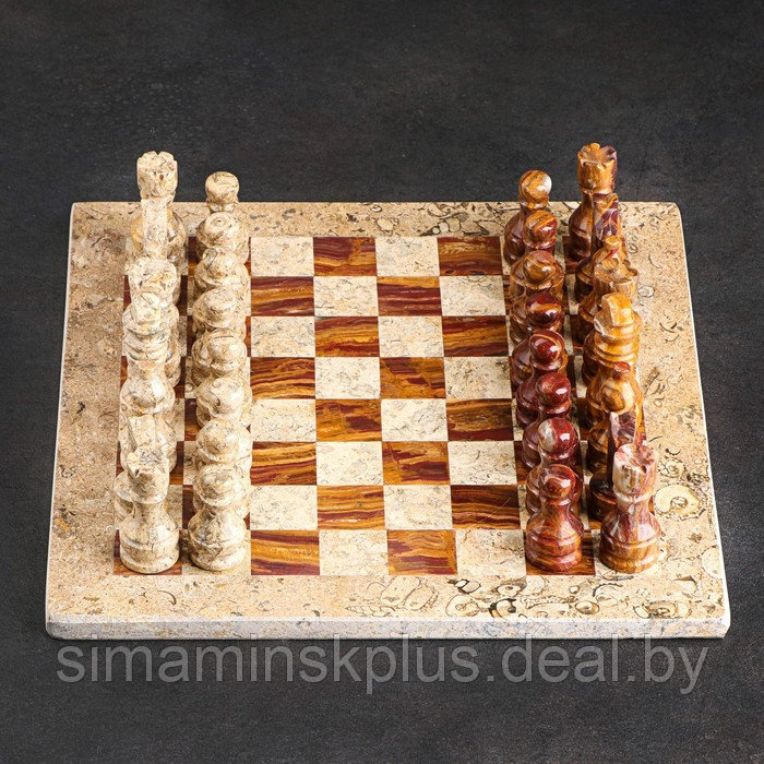 Шахматы «Элит», доска 30х30 см, оникс - фото 2 - id-p199794407