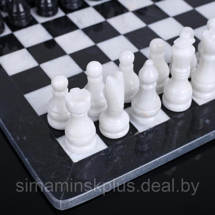 Шахматы «Элит»,темная доска 30х30 см, оникс - фото 9 - id-p199794408