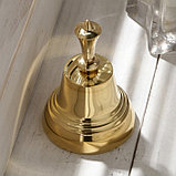 Колокольчик Валдайский "Позвонок №5", полированный, с короткой ручкой, d=53 мм, фото 2