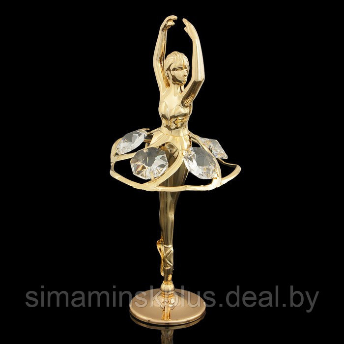 Сувенир «Балерина», 5×5,5×11 см, с кристаллами - фото 2 - id-p199795363