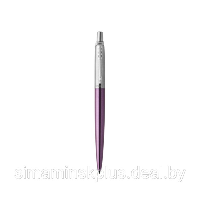 Ручка шариковая Parker Jotter Core Victoria Violet CT M, корпус фиолетовый глянцевый/ хром, синие чернила - фото 5 - id-p199794679