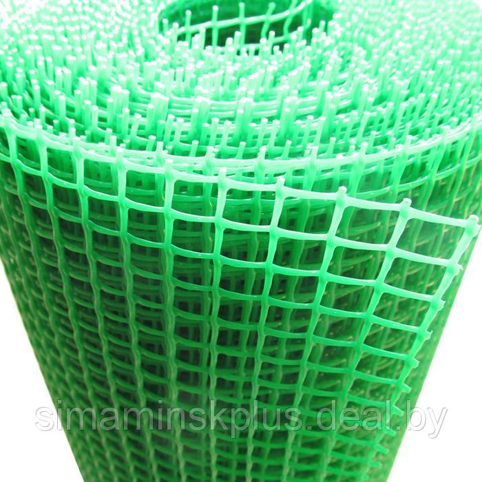 Сетка для цветников, 0,5 × 5 м, ячейка 1,8 × 1,8 см, светло-зелёная - фото 3 - id-p199793675
