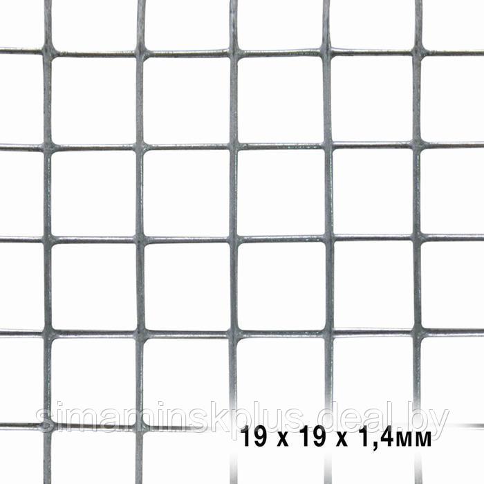 Сетка универсальная, 0,5 × 5 м, ячейка 1,9 × 1,9 см, толщина 1,4 мм, оцинкованный металл - фото 2 - id-p199793701