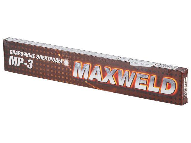 Электроды МР-3 ф 3мм (уп. 1 кг) MAXWELD - фото 1 - id-p199811625