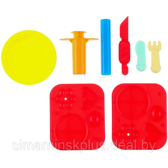 Игровой набор для лепки «Весёлые сладости», Маша и Медведь, 4 баночки с пластилином - фото 5 - id-p199800250